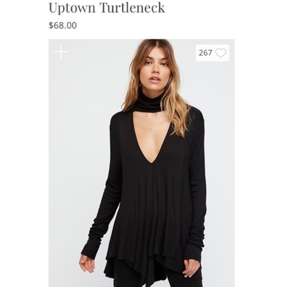 Free People Turtleneck Top